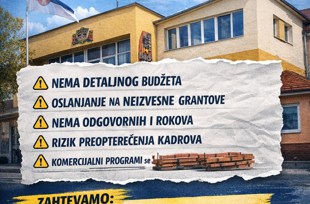 Kako je usvojen plan bez budžeta — i šta to znači za nas i kulturu